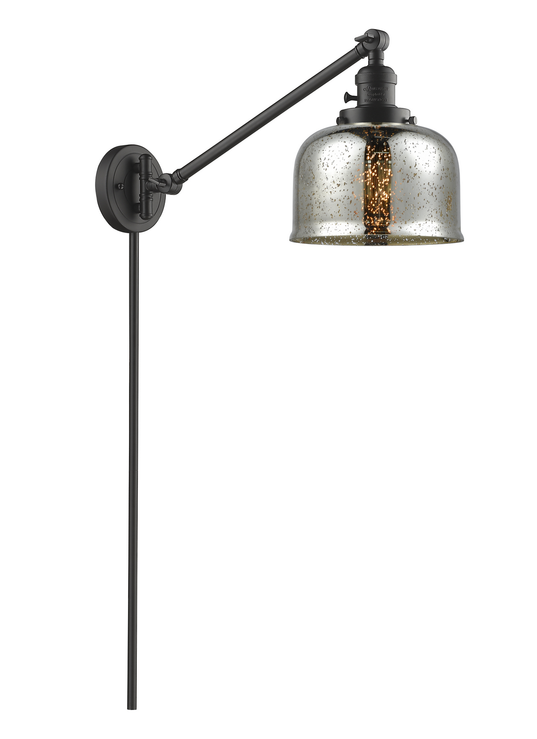 One Light Swing Arm by Innovations - Franklin Restoration Collection, Oil Rubbed Bronze Finish - 237-OB-G78