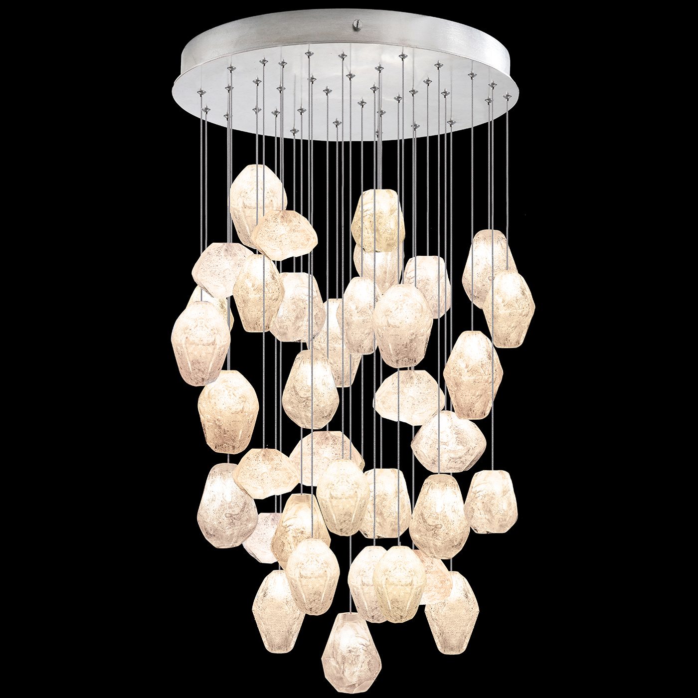 Fine Art Natural Inspirations LED Pendant in Silver - 853440-14LD