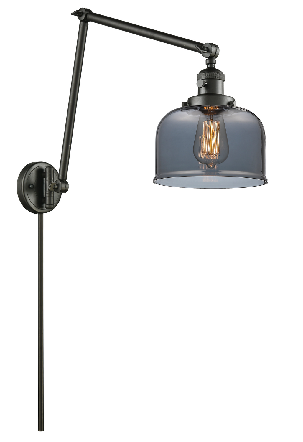 LED Swing Arm by Innovations - Franklin Restoration Collection, Oil Rubbed Bronze Finish - 238-OB-G73-LED