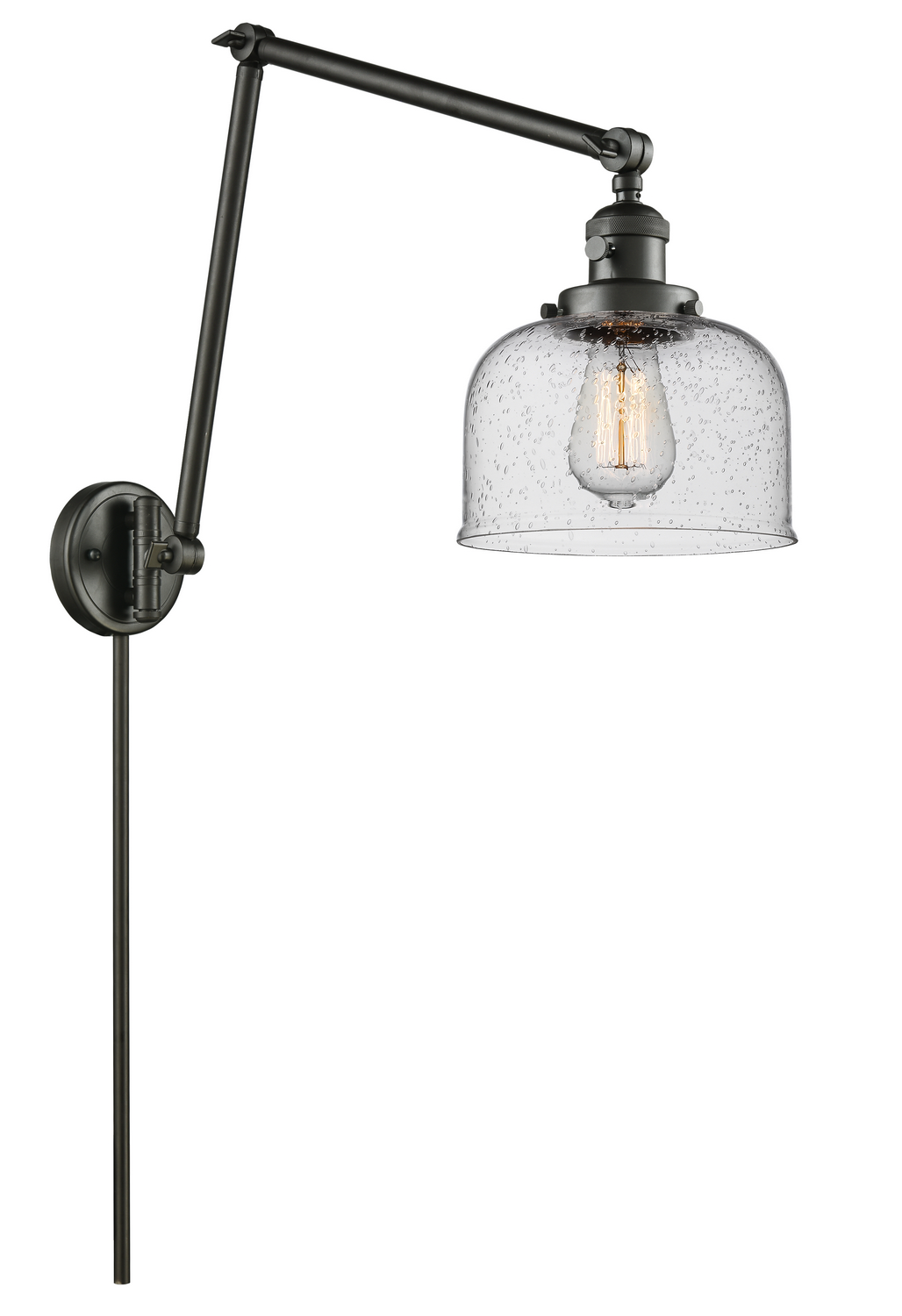 LED Swing Arm by Innovations - Franklin Restoration Collection, Oil Rubbed Bronze Finish - 238-OB-G74-LED