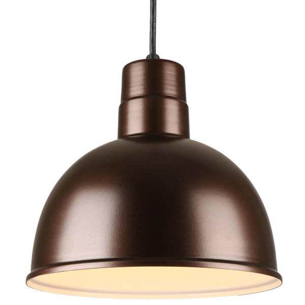 Hi Lite Deep Bowl Shade One Light Pendant in Oil Rubbed Bronze - H-QSN16112-C-145