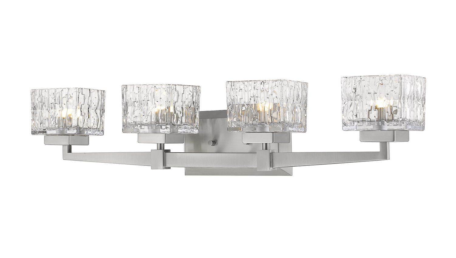 LED Vanity by Z-Lite - Rubicon Collection, Brushed Nickel Finish - 1927-4V-BN-LED