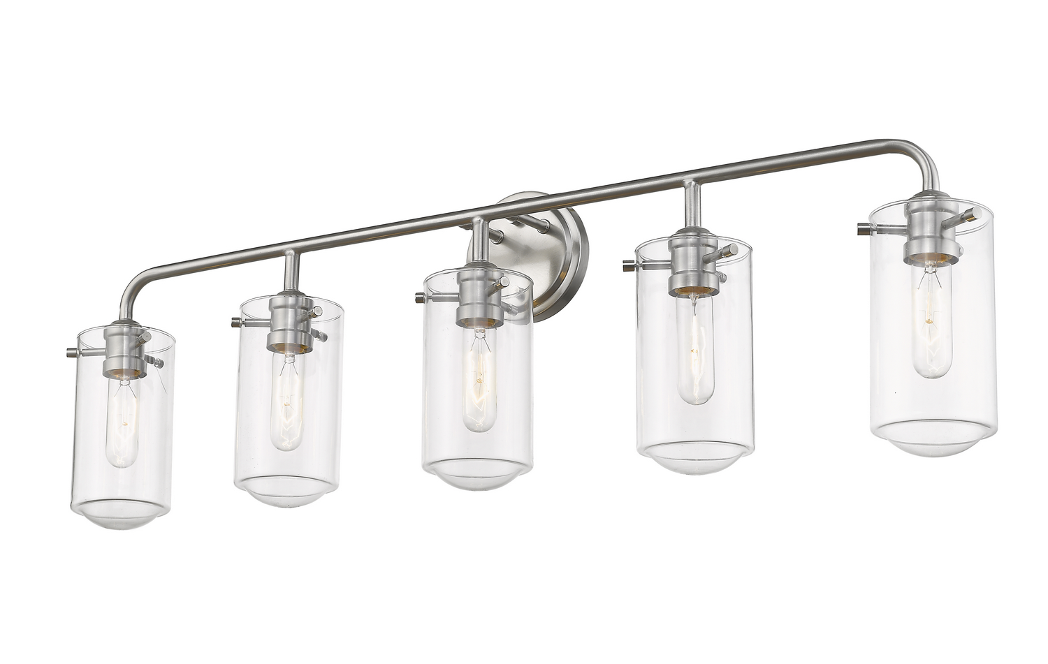 Five Light Vanity by Z-Lite - Delaney Collection, Brushed Nickel Finish - 471-5V-BN