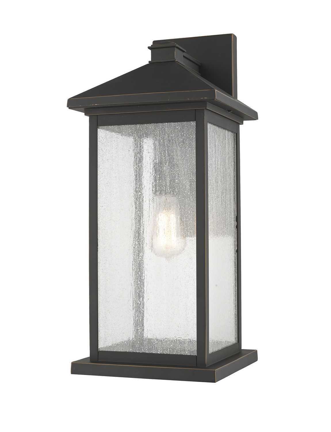 One Light Outdoor Wall Light by Z-Lite - Portland Collection, Oil Rubbed Bronze Finish - 531BXL-ORB