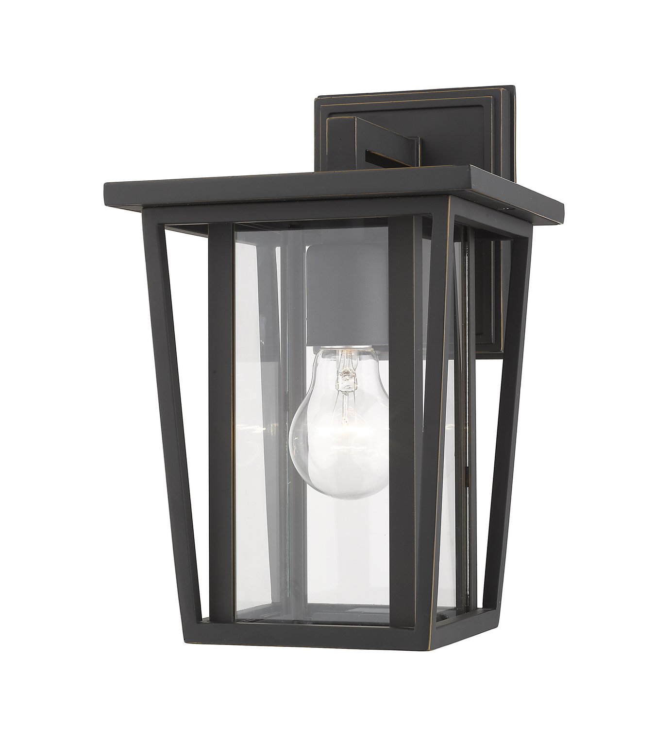 One Light Outdoor Wall Light by Z-Lite - Seoul Collection, Oil Rubbed Bronze Finish - 571S-ORB
