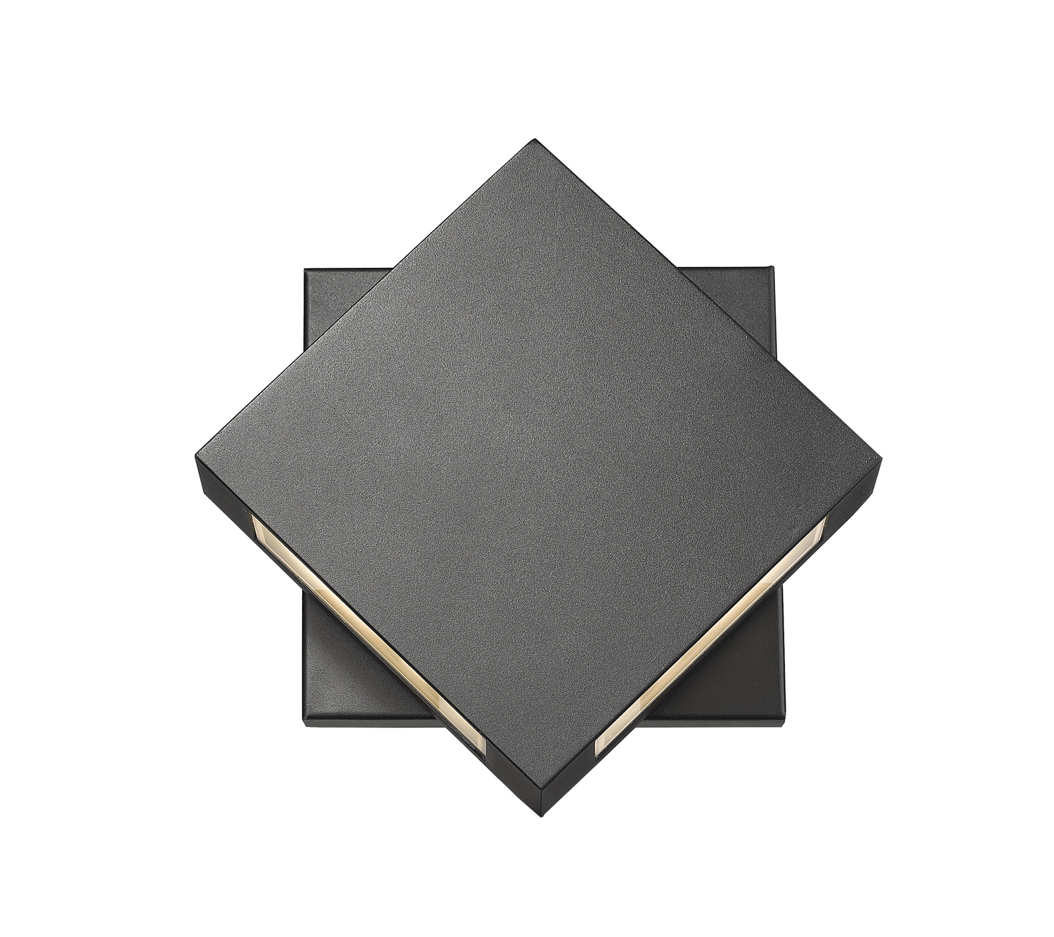 LED Outdoor Wall Mount by Z-Lite - Quadrate Collection, Black Finish - 572S-BK-LED