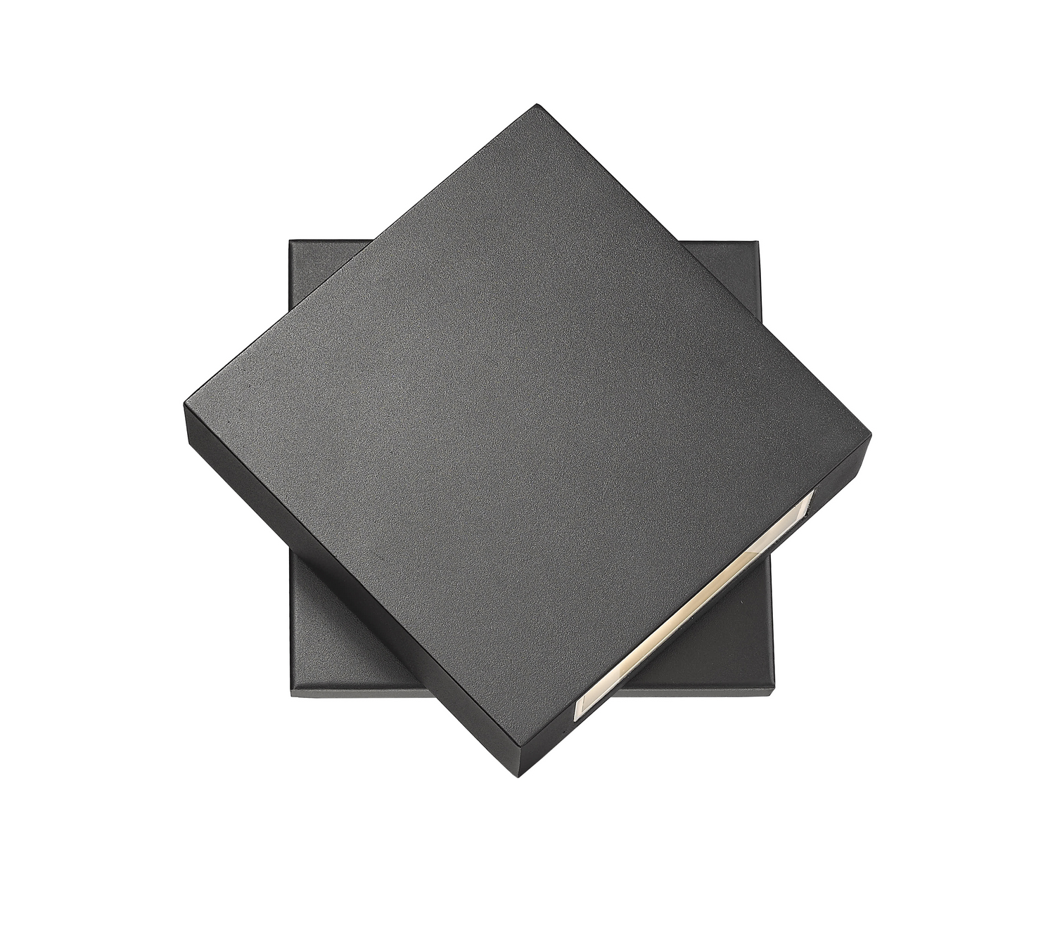 LED Outdoor Wall Mount by Z-Lite - Quadrate Collection, Black Finish - 573S-BK-LED