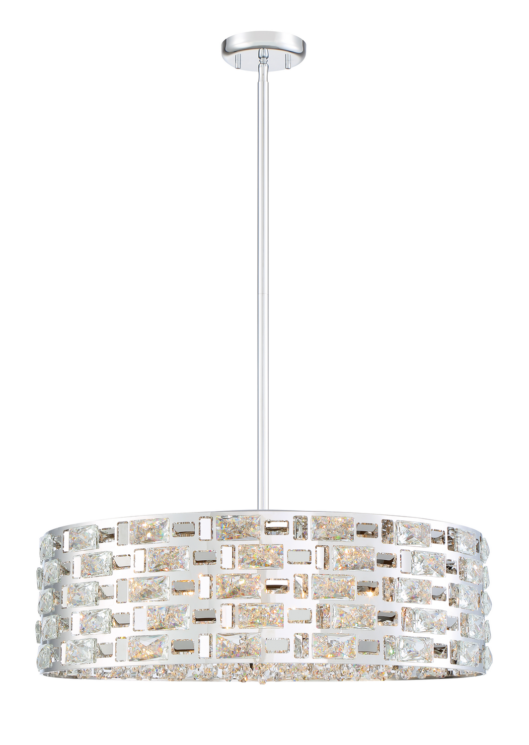 Seven Light Chandelier by Z-Lite - Aludra Collection, Chrome Finish - 912P24-CH
