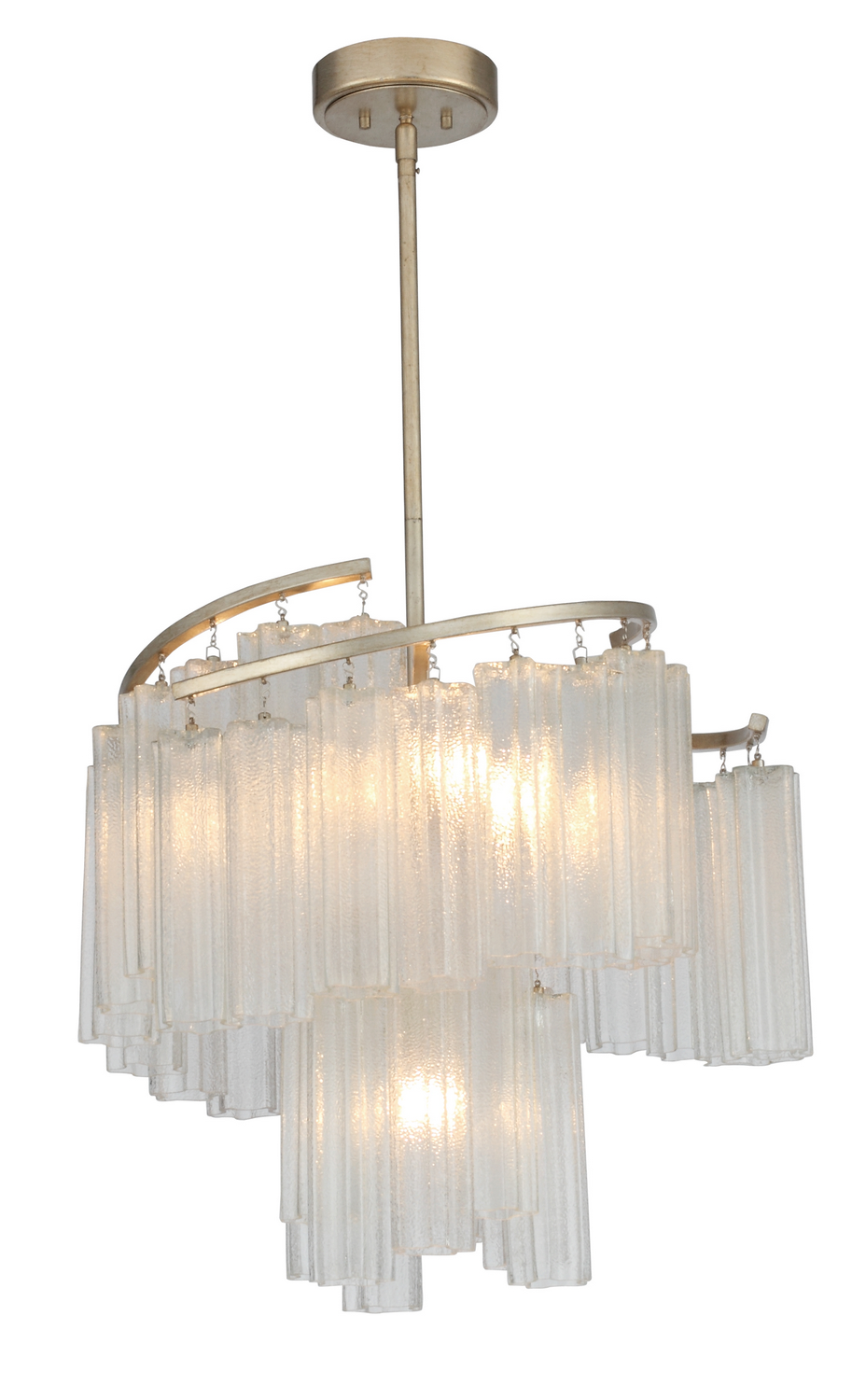 Maxim Victoria Seven Light Pendant in Golden Silver - 39575WFLGS