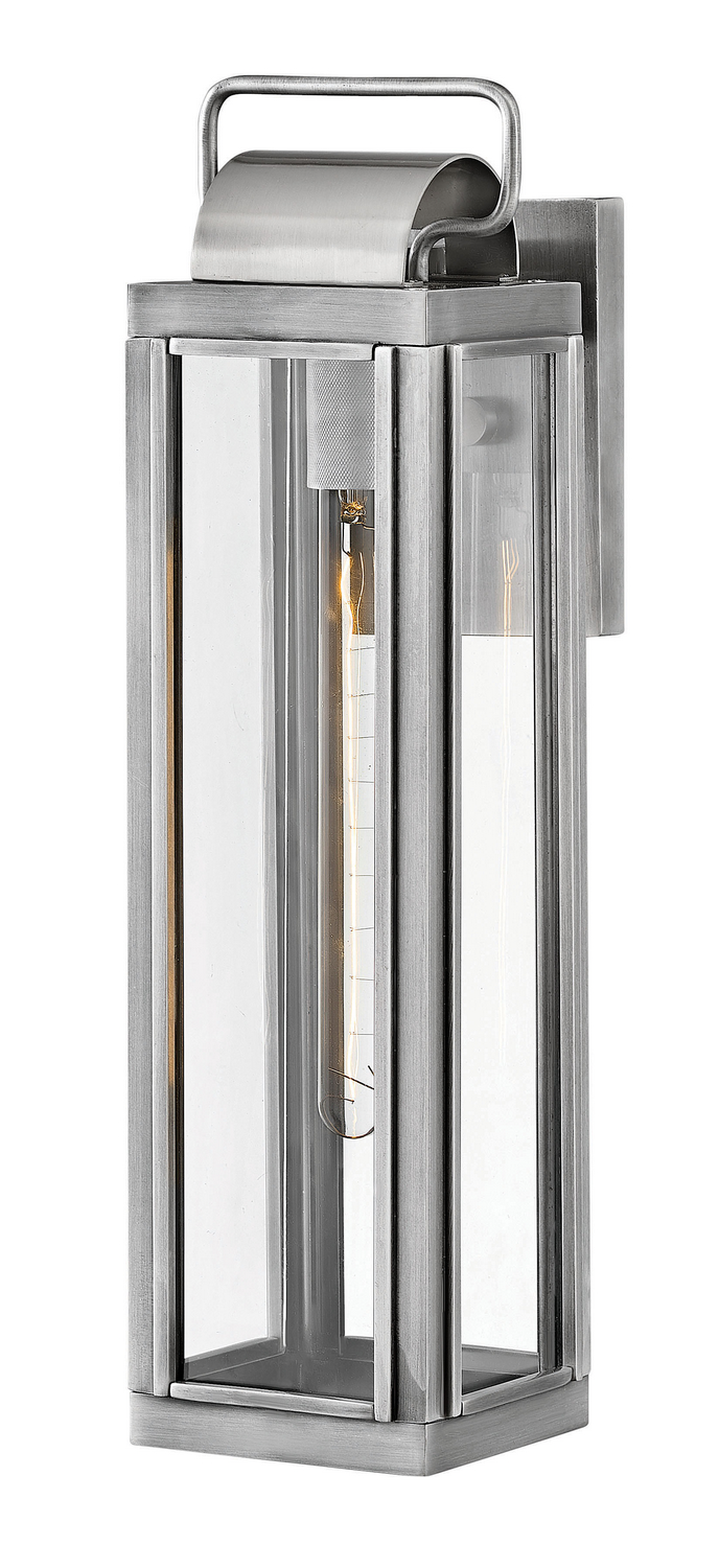 Hinkley Sag Harbor LED Outdoor Lantern in Antique Brushed Aluminum - 2845AL