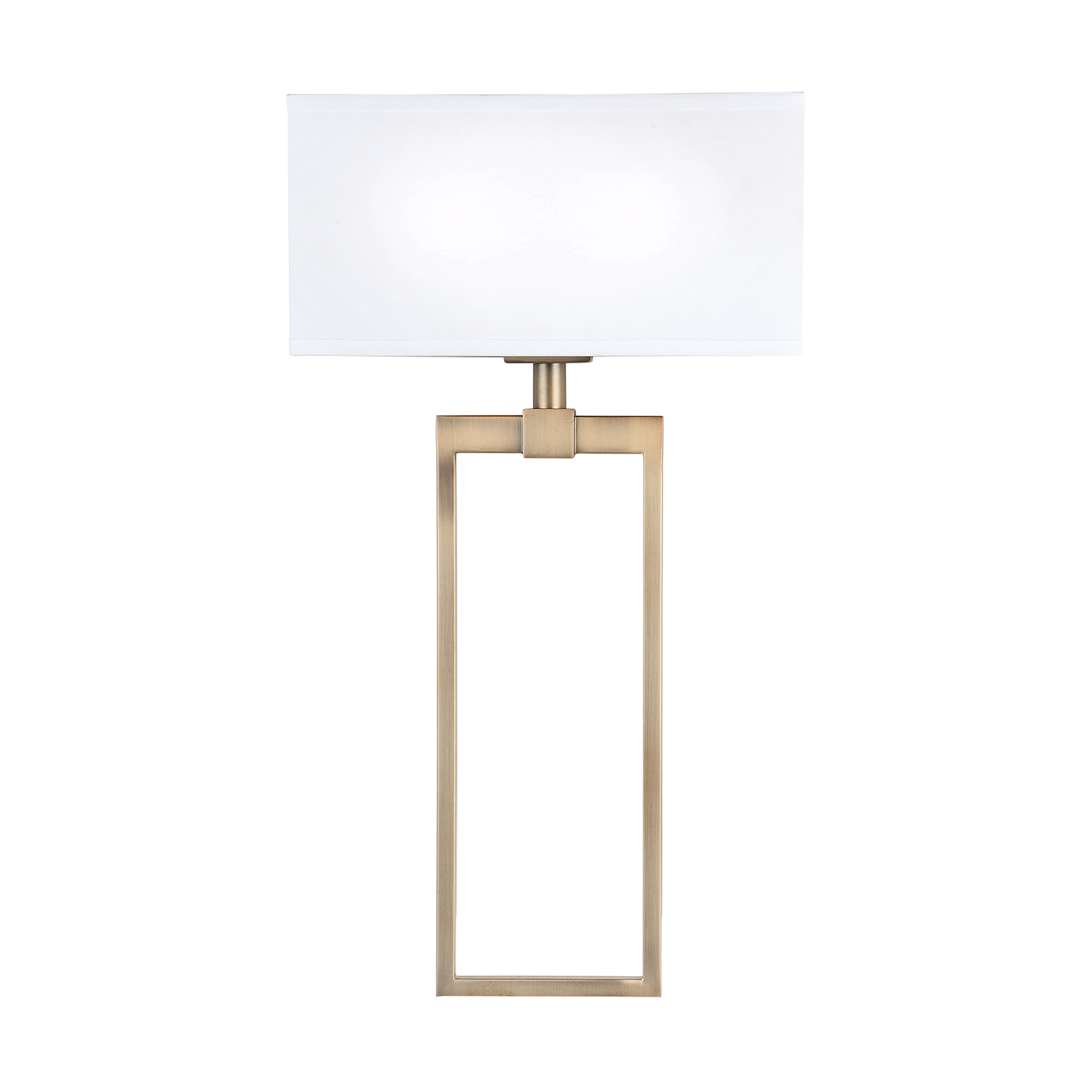 Capital Lighting Lynden Two Light Wall Sconce in Aged Brass - 633321AD
