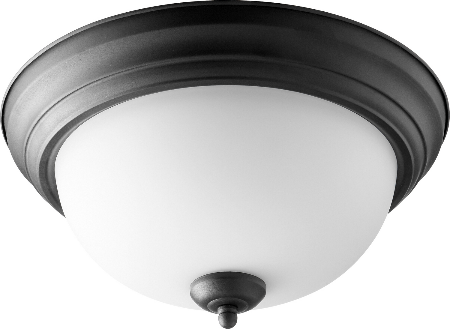 Quorum Home 2-Light 14" Ceiling Light in Noir