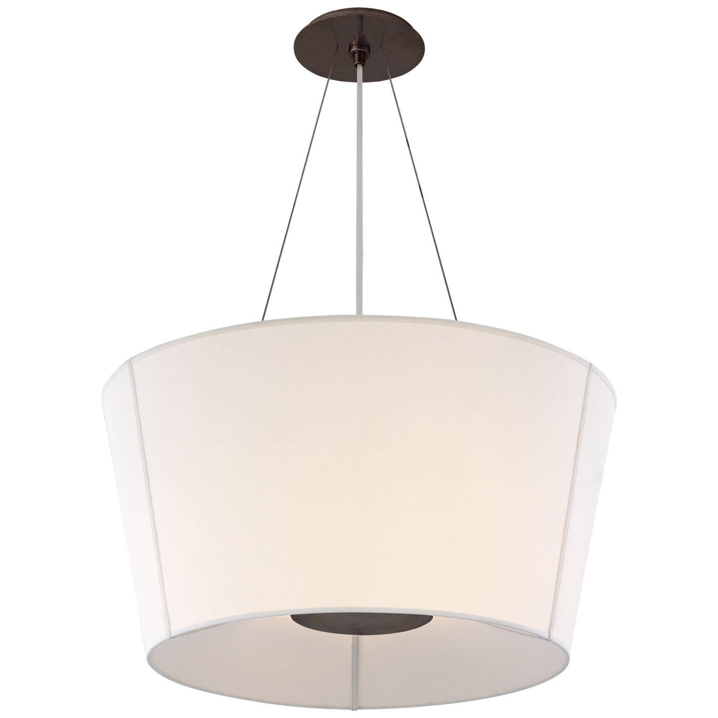 Visual Comfort Signature Hoop Two Light Lantern in Bronze - BBL 5115BZ-L
