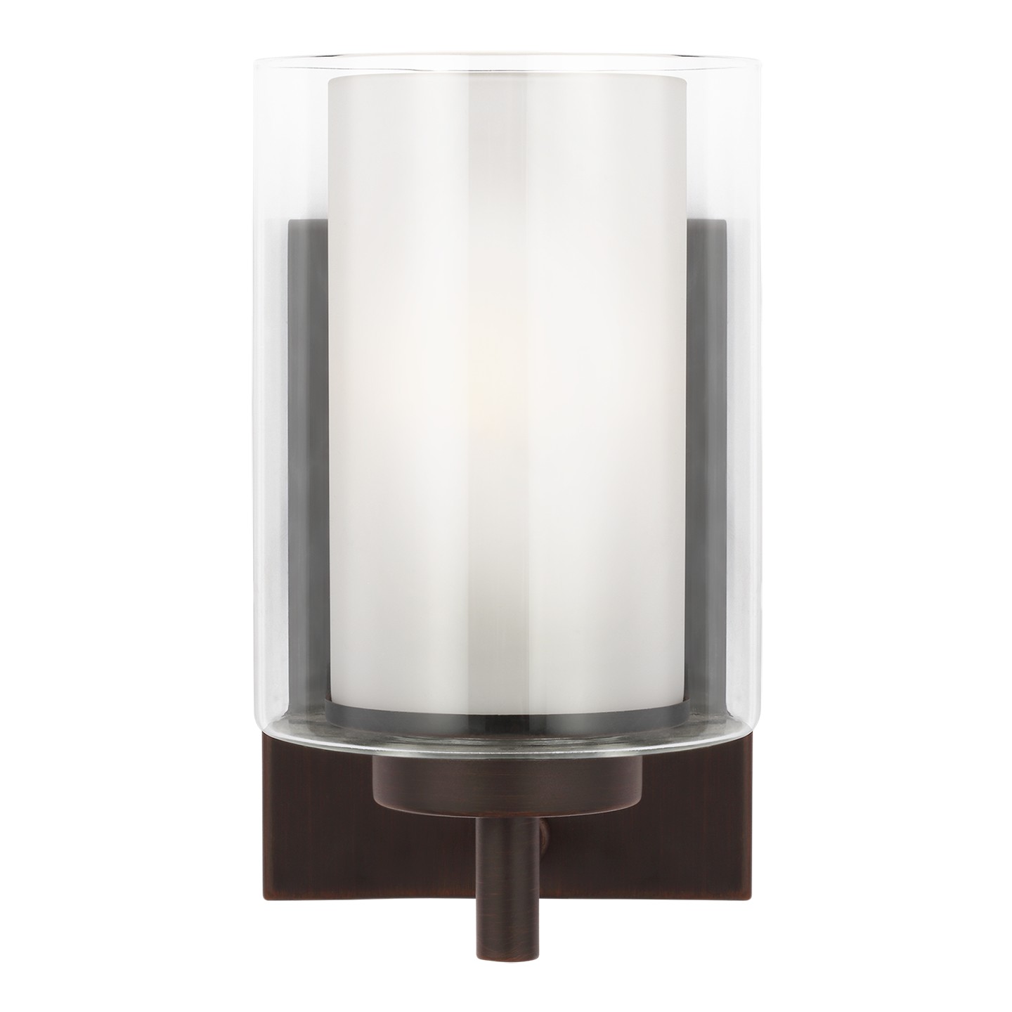 Generation Lighting 4137301-710 Elmwood Park 1 Light 6.25 inch Bronze Bath Vanity Wall Sconce Wall Light