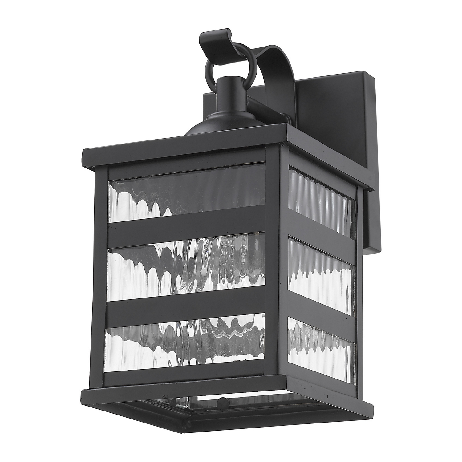 Photos - Chandelier / Lamp Hinkley Black LED Hanging Lantern from the Edgewater Collection 1672BK 