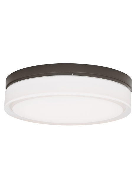 Cirque 1-Light 2.75"H LED Flush Mount in Antique Bronze