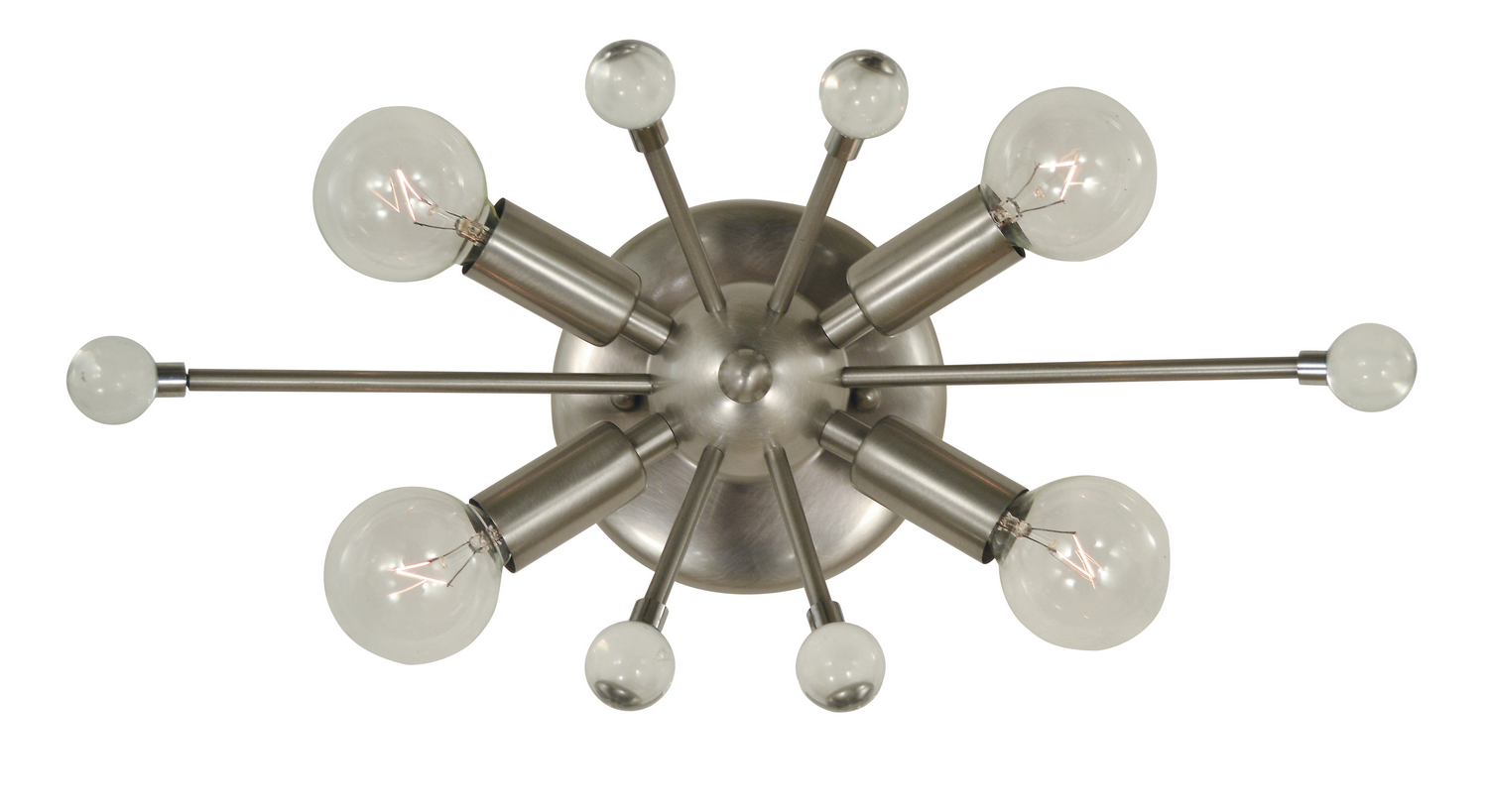 Framburg Supernova Four Light Wall Sconce in Brushed Nickel - 5322 BN