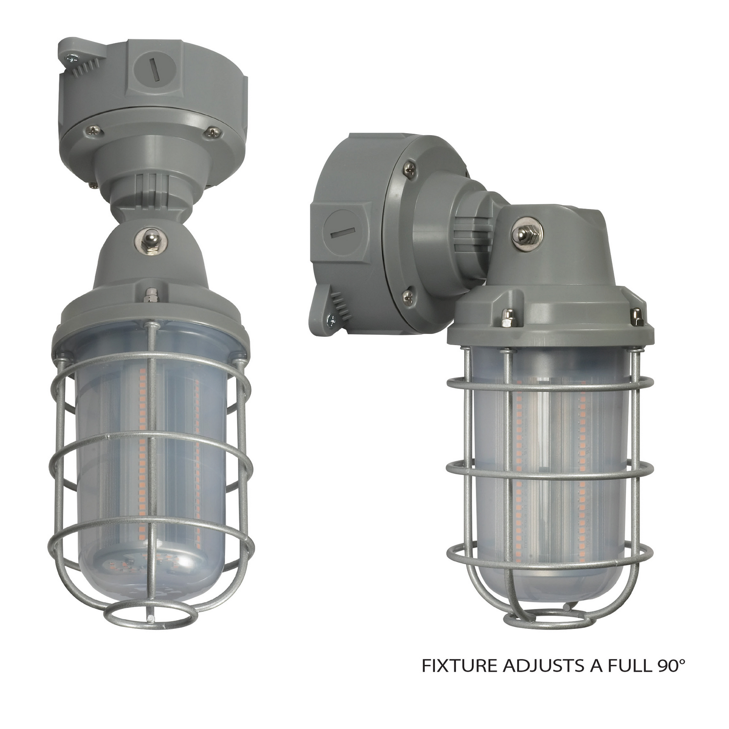 Nuvo Lighting LED Adjustable Vapor Tight in Gray - 65-173