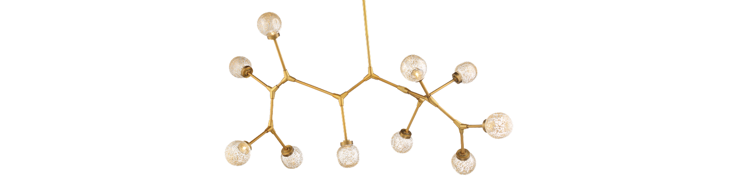 LED Linear Pendant by Modern Forms - Catalyst Collection, Aged Brass Finish - PD-53751-AB