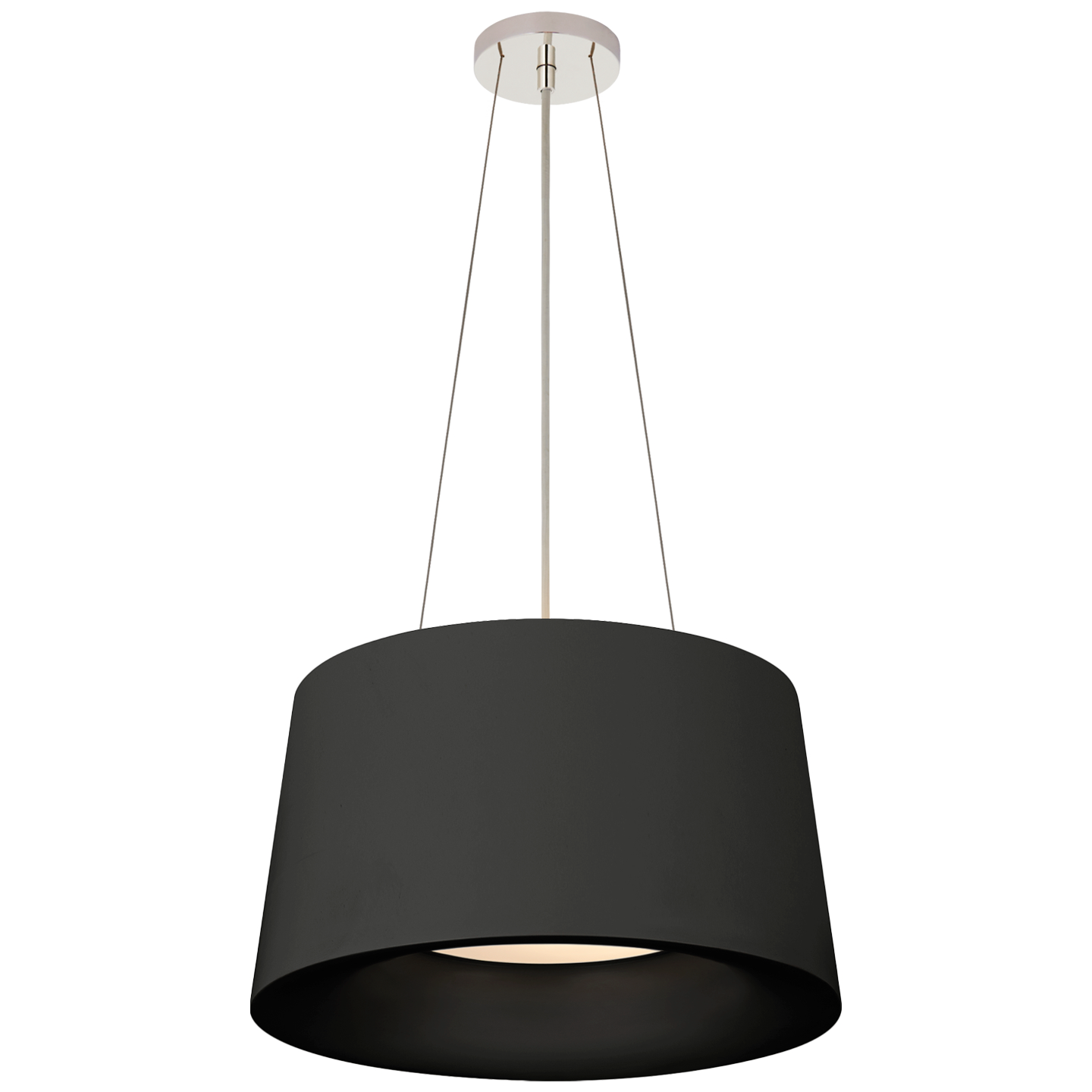 Visual Comfort Signature Halo Two Light Pendant in Matte Black - BBL 5089BLK