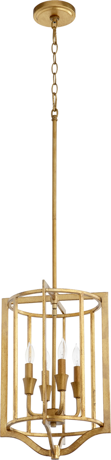 Gold Leaf Four Ligh… - image