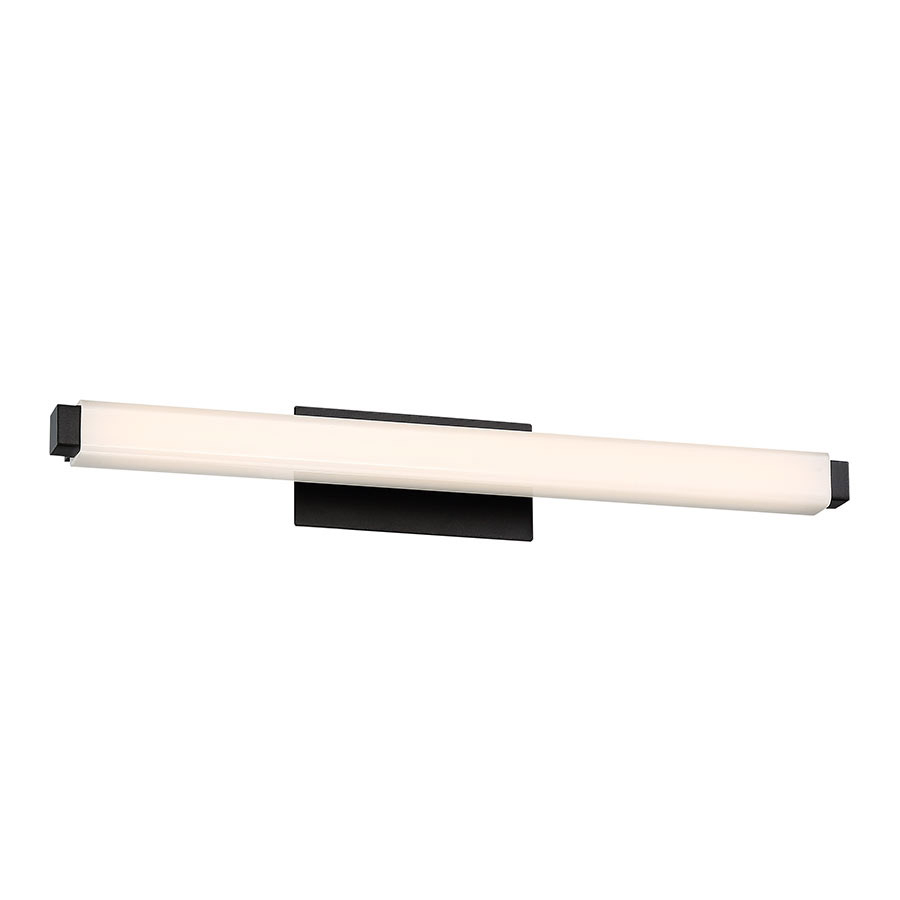 LED Bath & Vanity Light by Modern Forms - Mini Vogue Collection, Black Finish - WS-21718-35-BK