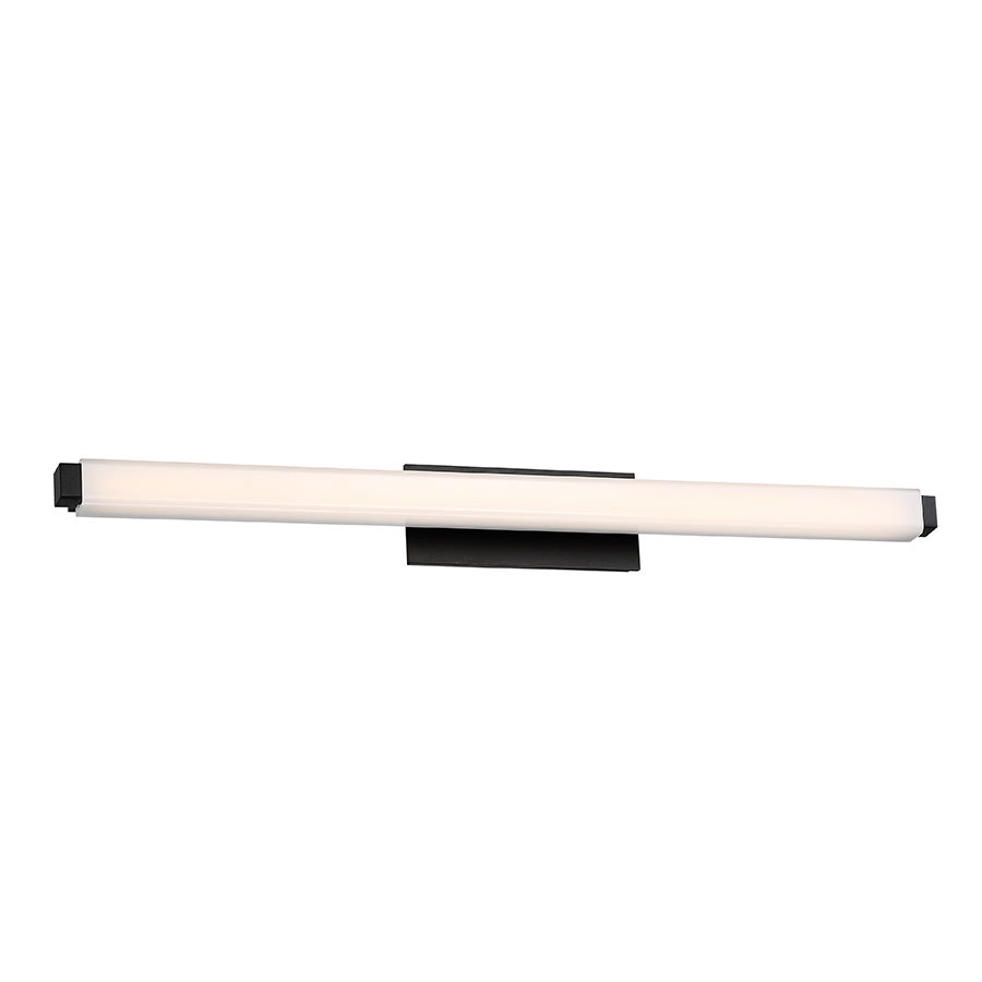 LED Bath & Vanity Light by Modern Forms - Mini Vogue Collection, Black Finish - WS-21724-27-BK