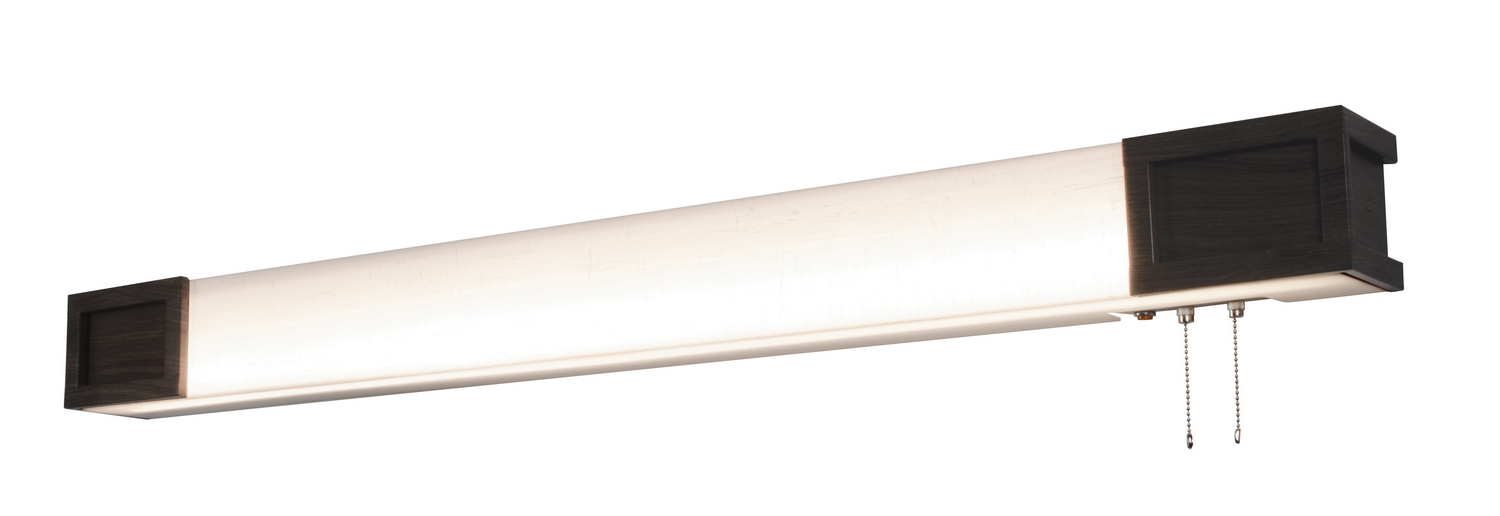 LED Overbed by AFX Lighting - Marquette Collection, Walnut Finish - MQTB5054L30ENWN