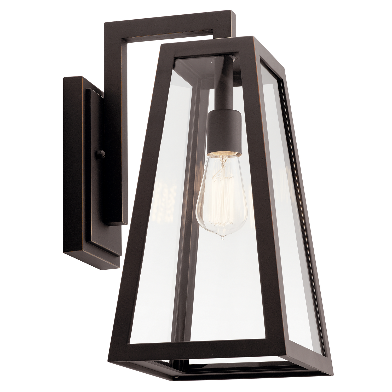 Kichler Delison One Light Outdoor Wall Mount in Rubbed Bronze - 49332RZ