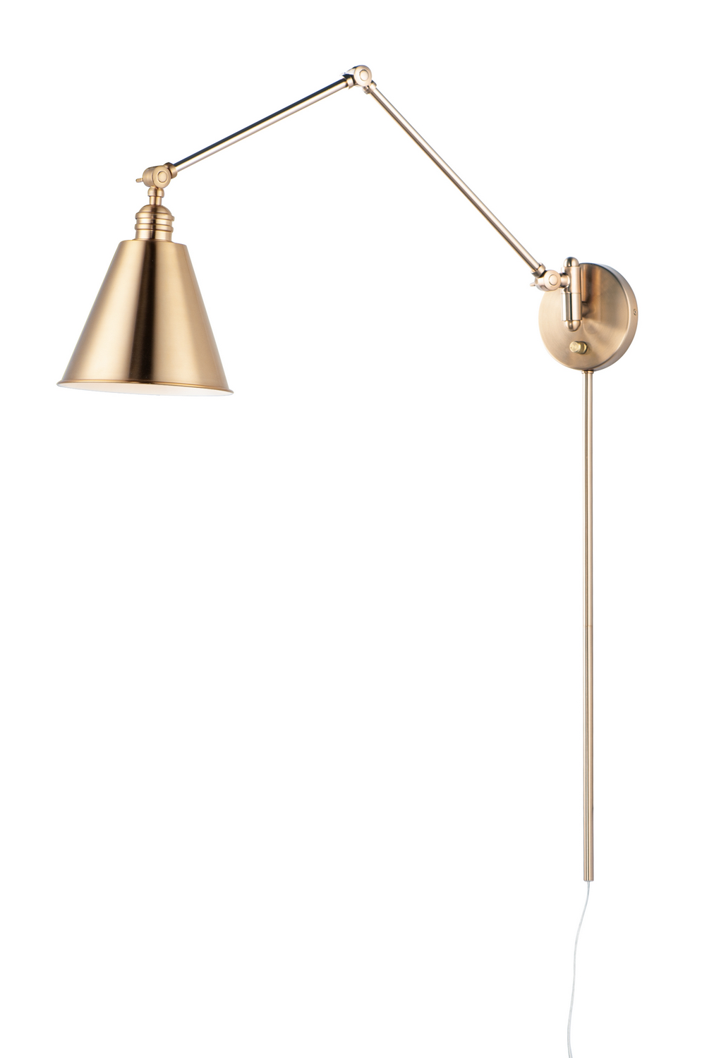 Maxim Library One Light Wall Sconce in Heritage - 12224HR