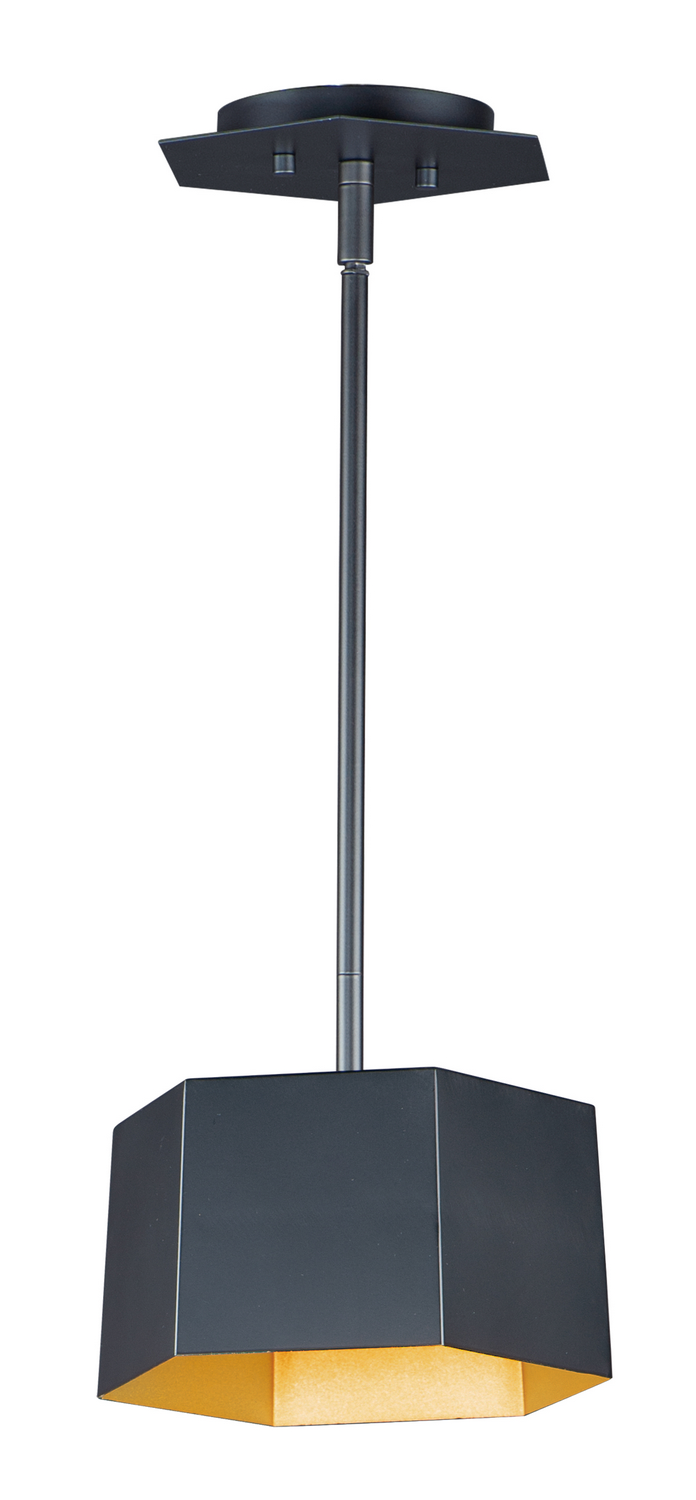 Maxim Honeycomb LED Mini Pendant in Black / Gold - 30331BKGLD
