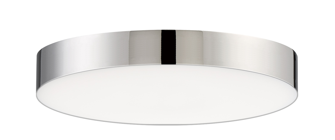 Maxim Trim LED Flush Mount in Polished Chrome - 57660WTPC