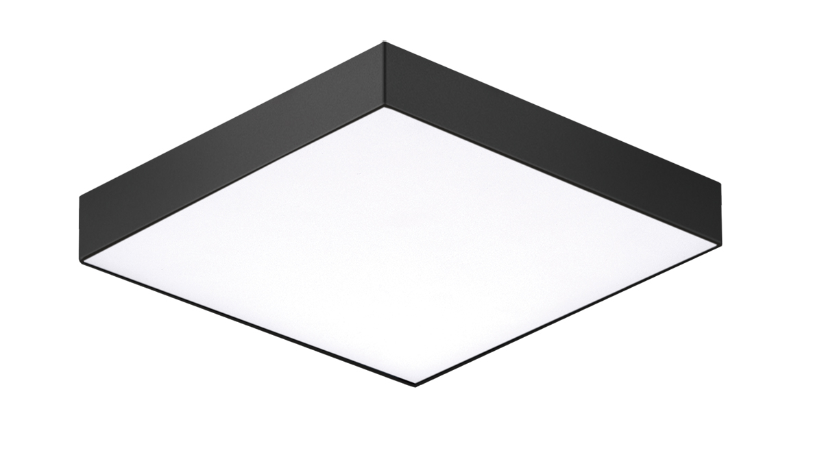 Maxim Trim LED Flush Mount in Black - 57665WTBK