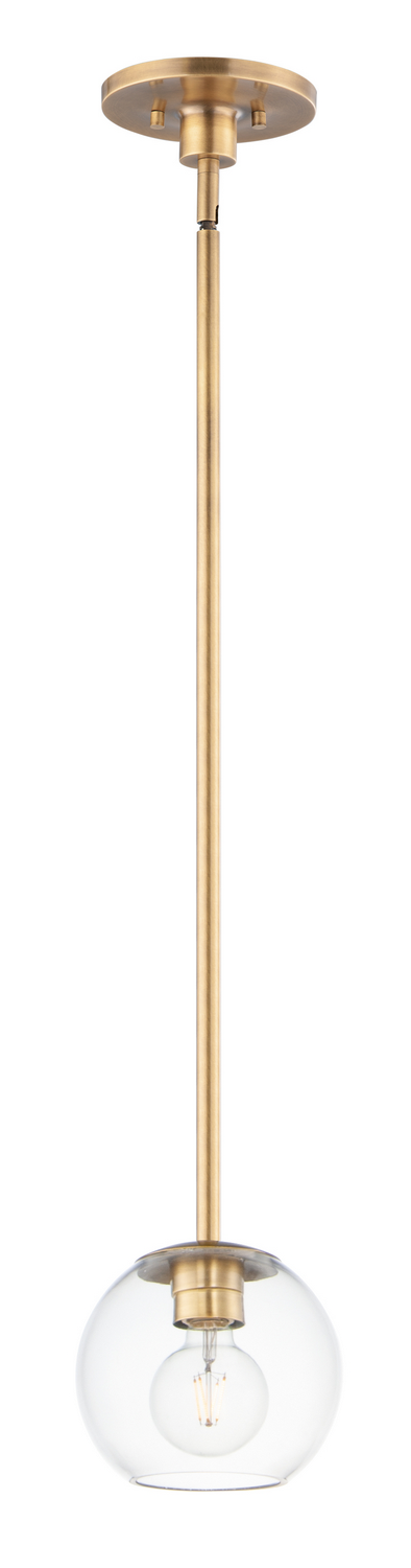 Maxim Branch One Light Pendant in Natural Aged Brass - 98410CLNAB