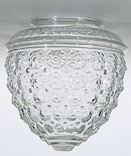 NUVO 50-112 PINEAPPLE GLASS SHADE; 6 IN.; X 3-1/4 IN.; 5-1/2 IN.; DIAMETER; 3-1/4 IN.; FITTER 6 IN.; X 3-1/4 IN.; 5-1/2 IN.; DIAMETER; 3-1/4 IN.; FITTER