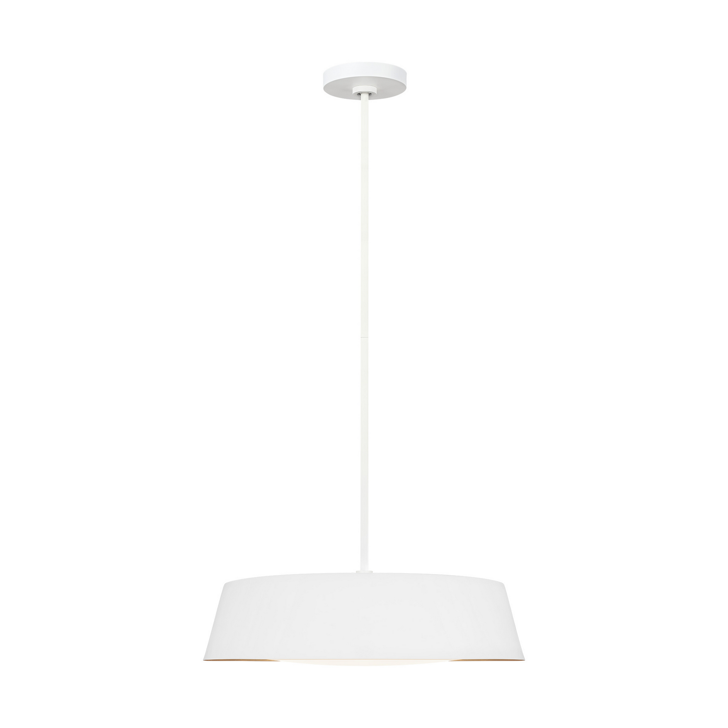 Visual Comfort Studio Asher Five Light Pendant in Matte White - EP1055MWT