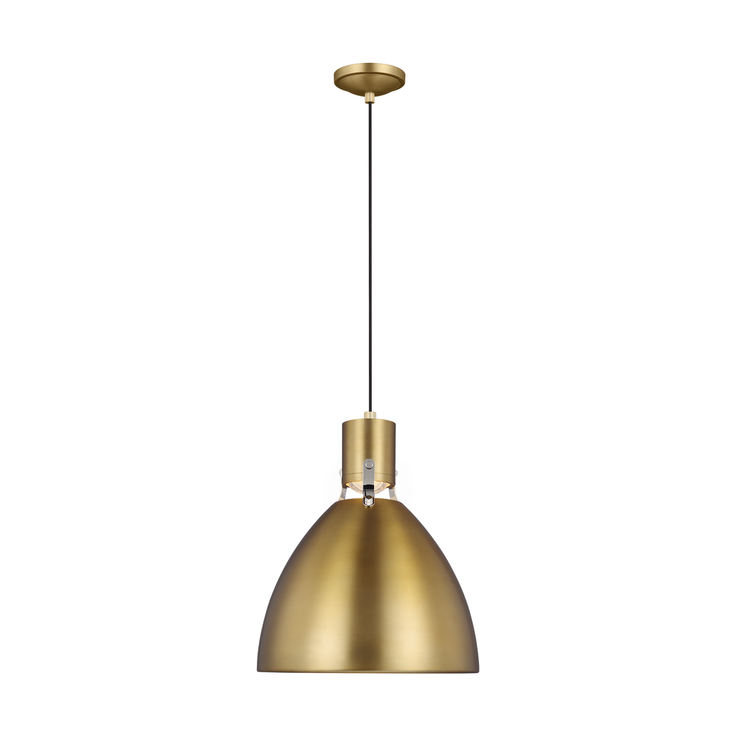 Visual Comfort Studio Brynne LED Pendant in Burnished Brass - P1442BBS-L1
