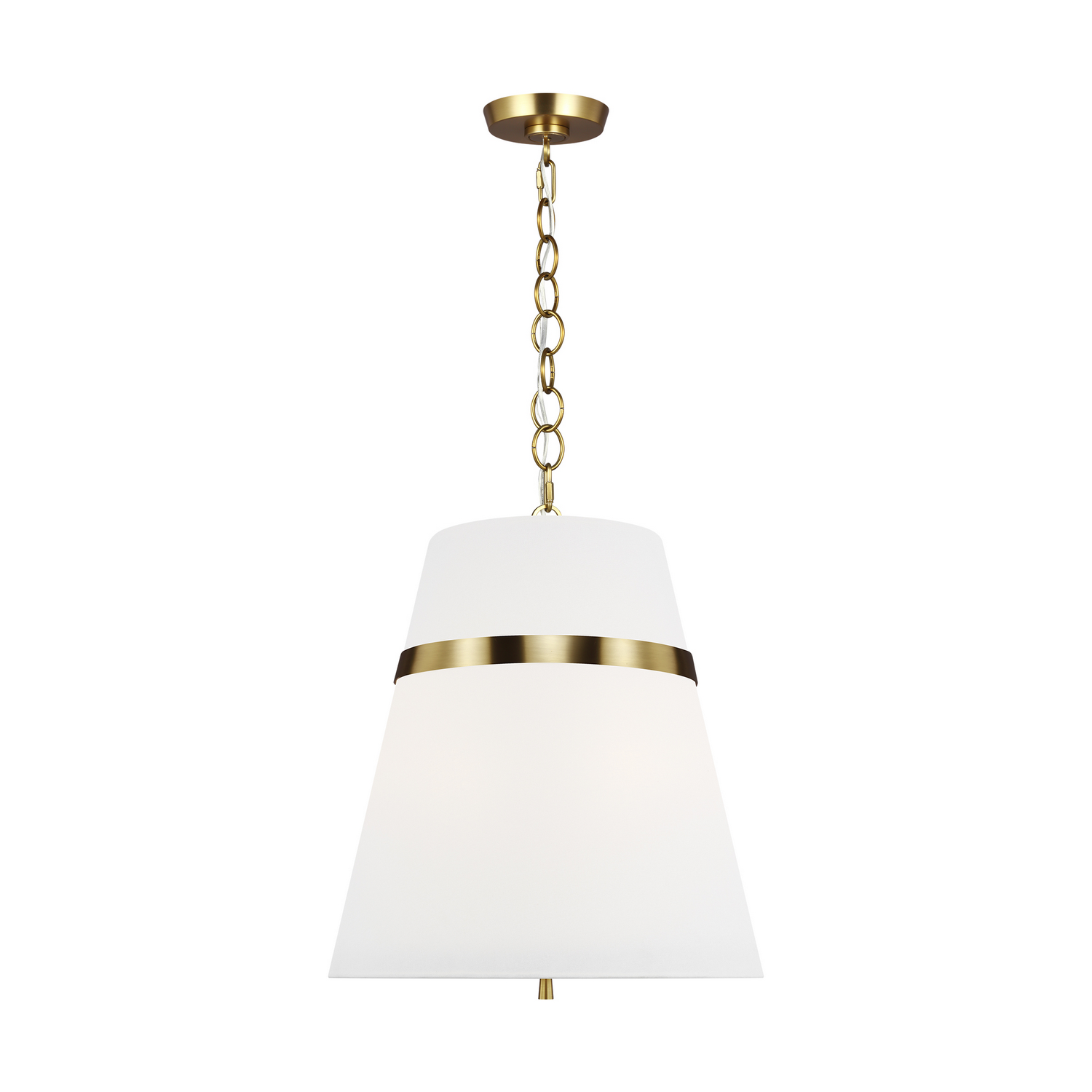 Visual Comfort Studio Cordtlandt Three Light Pendant in Burnished Brass - AP1173BBS
