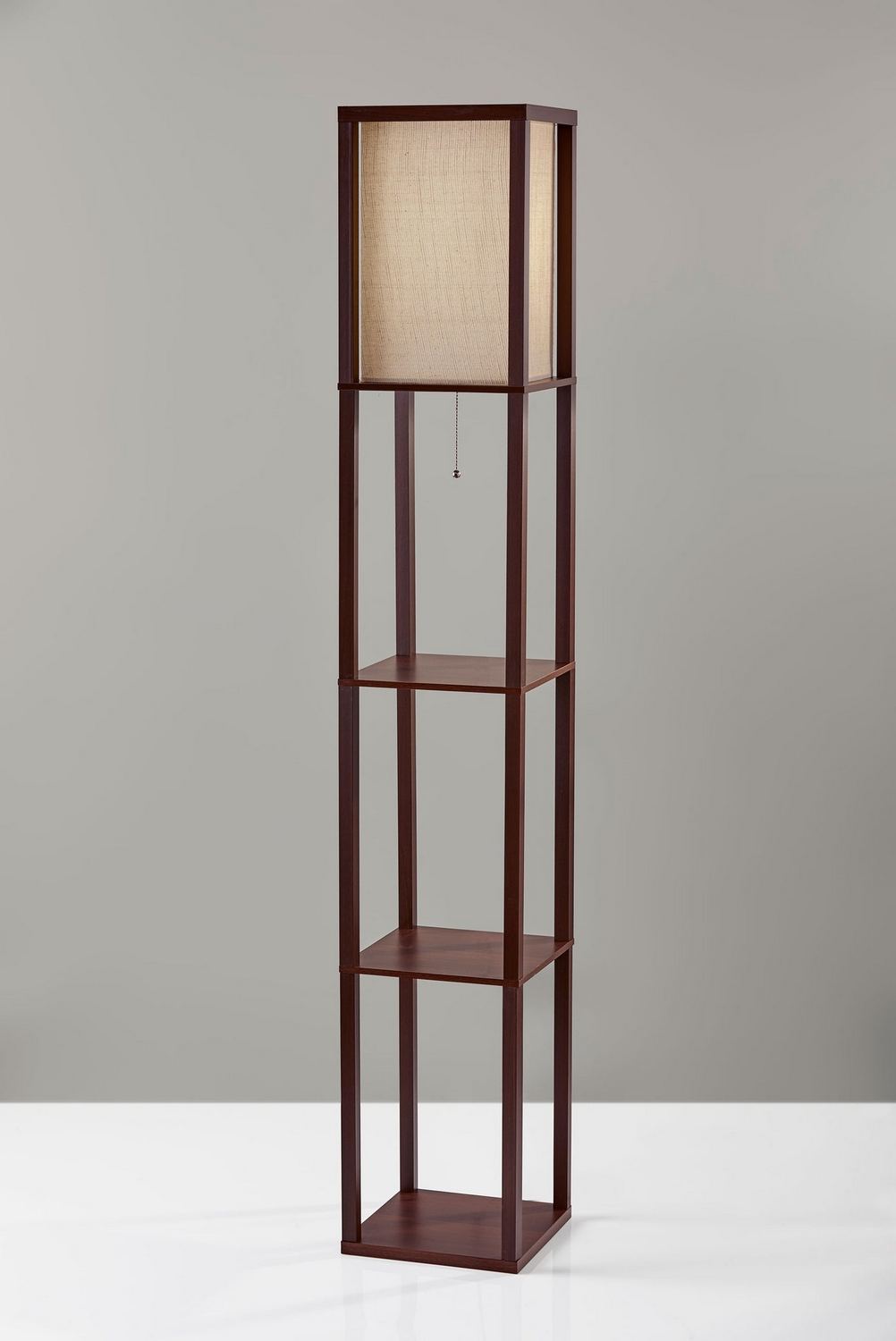 Walnut Wood Veneer On Mdf Floor Lamp from the Wright Collection