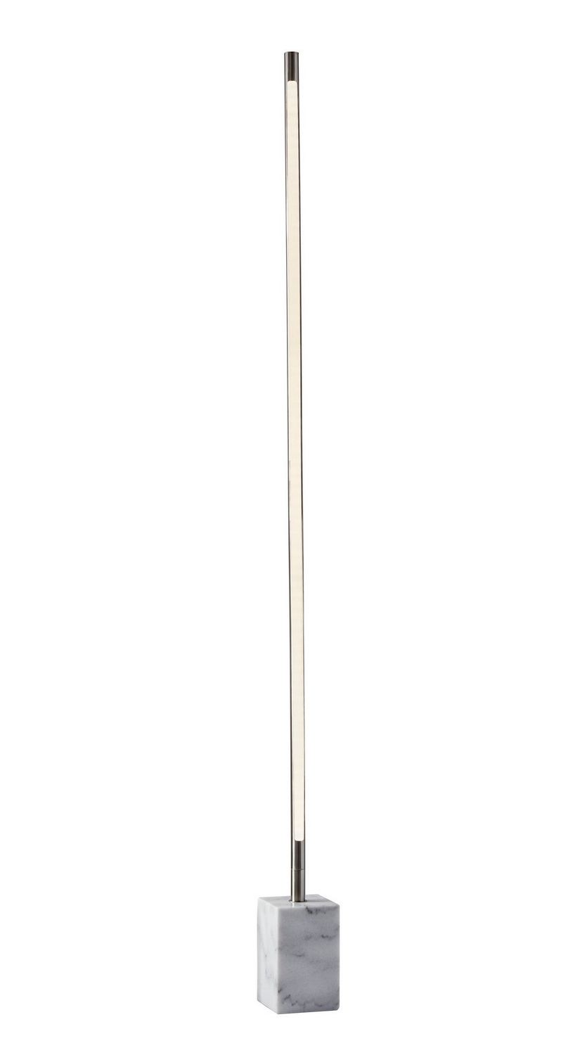 Brushed Steel White Marble LED Wall Washer from the Felix Collection