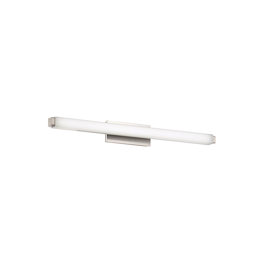 LED Bath & Vanity Light by Modern Forms - Mini Vogue Collection, Brushed Nickel Finish - WS-21724-35-BN