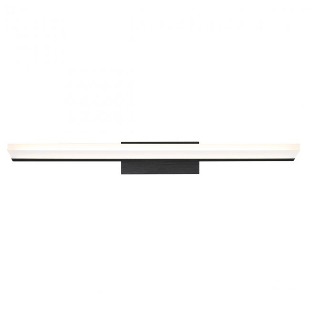 W.A.C. Lighting Level LED Bathroom Vanity in Black - WS-85624-BK