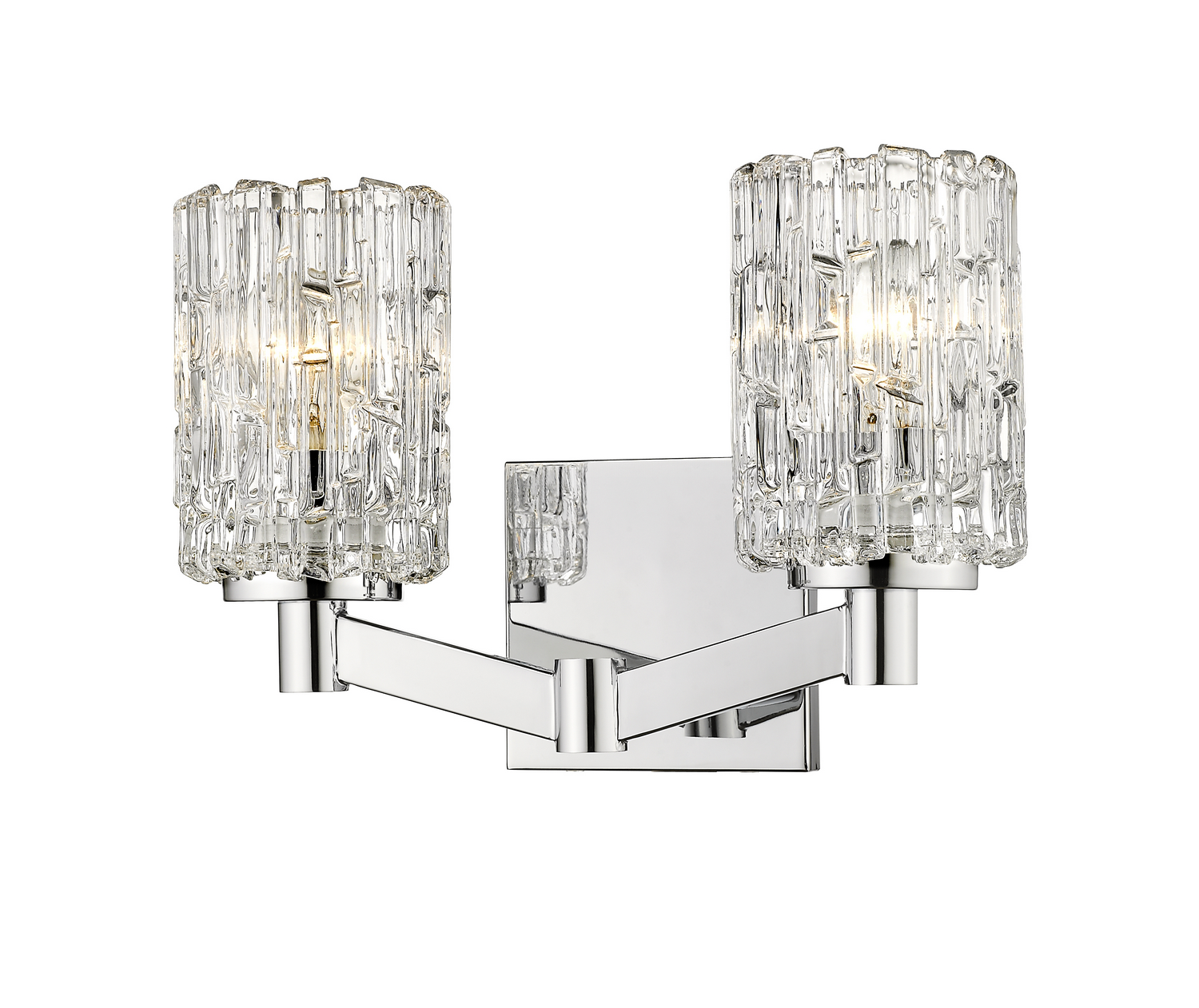 Two Light Vanity by Z-Lite - Aubrey Collection, Chrome Finish - 1931-2V-CH