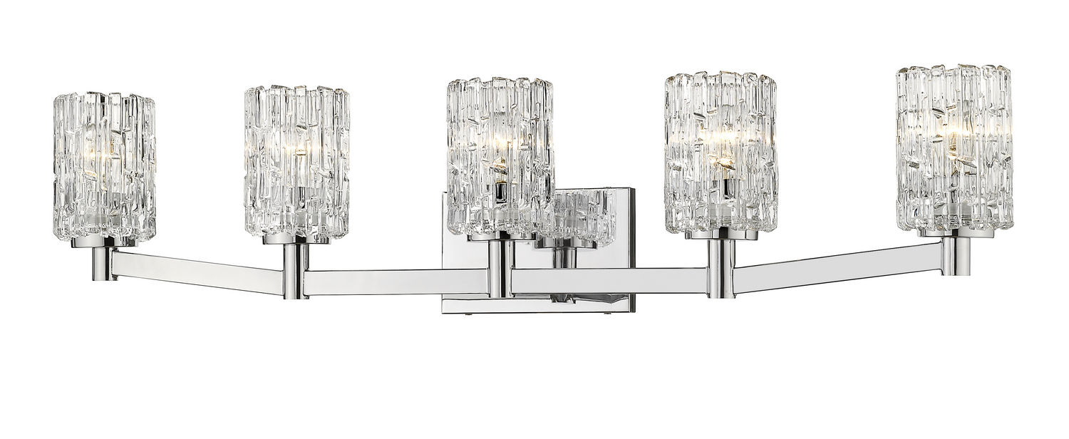 Five Light Vanity by Z-Lite - Aubrey Collection, Chrome Finish - 1931-5V-CH