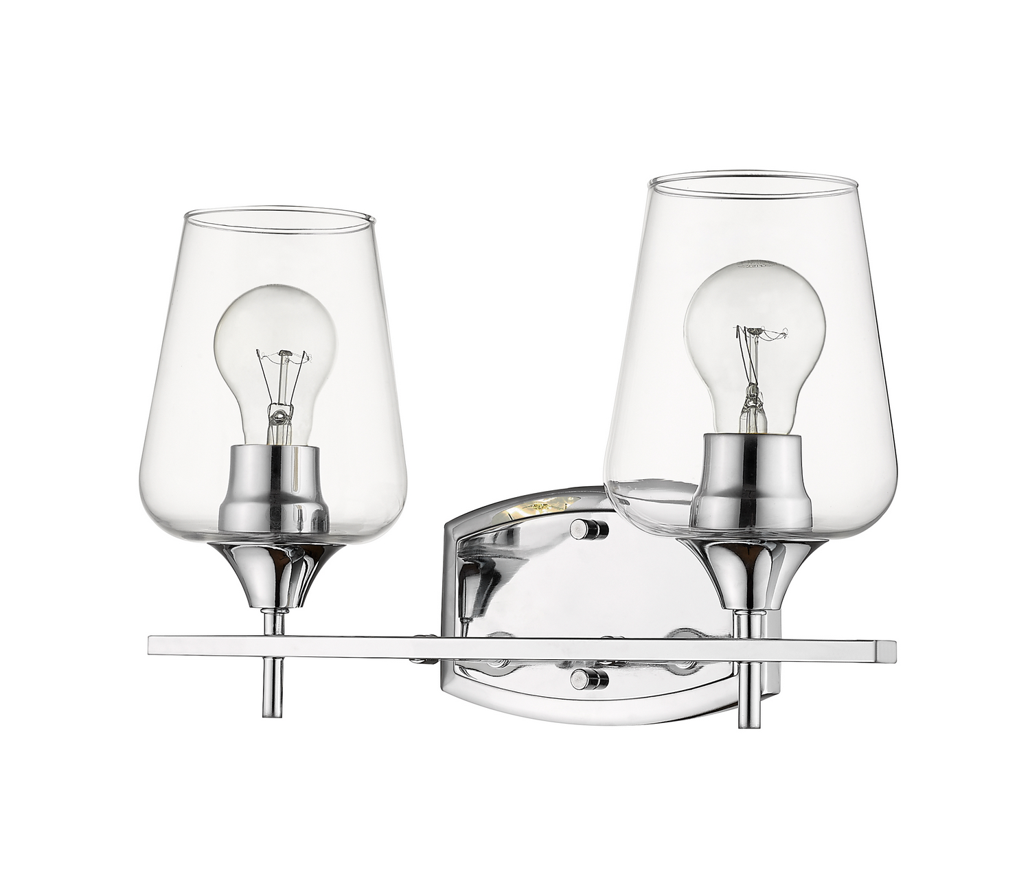 Two Light Vanity by Z-Lite - Joliet Collection, Chrome Finish - 473-2V-CH