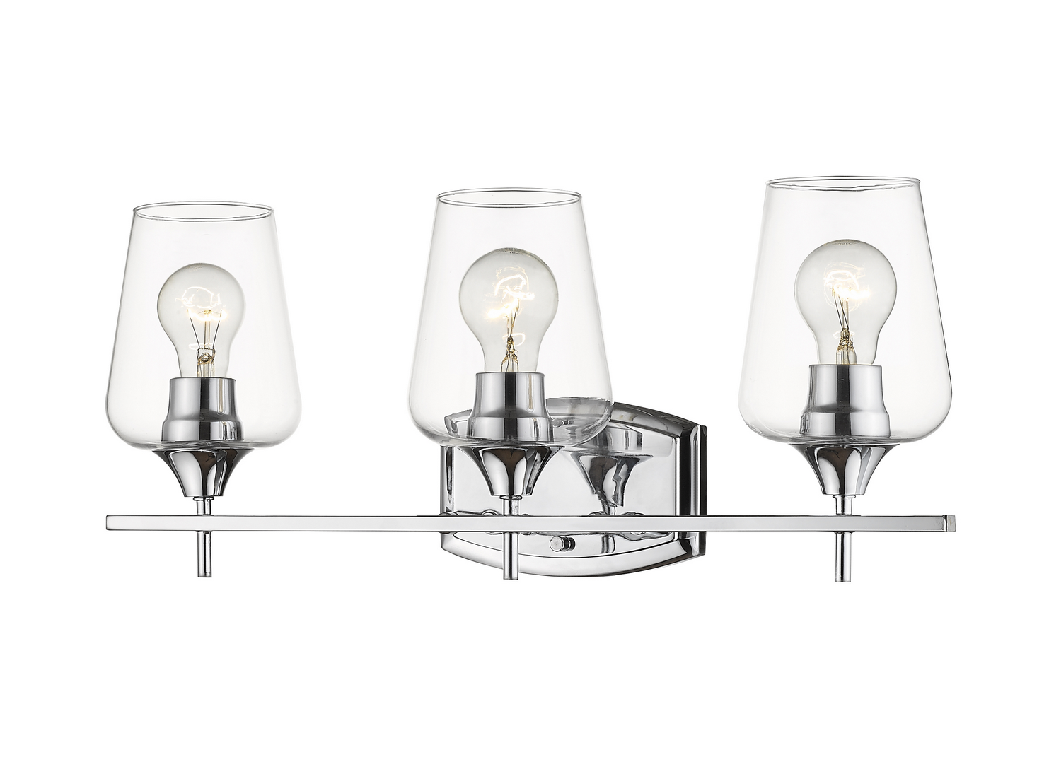 Three Light Vanity by Z-Lite - Joliet Collection, Chrome Finish - 473-3V-CH
