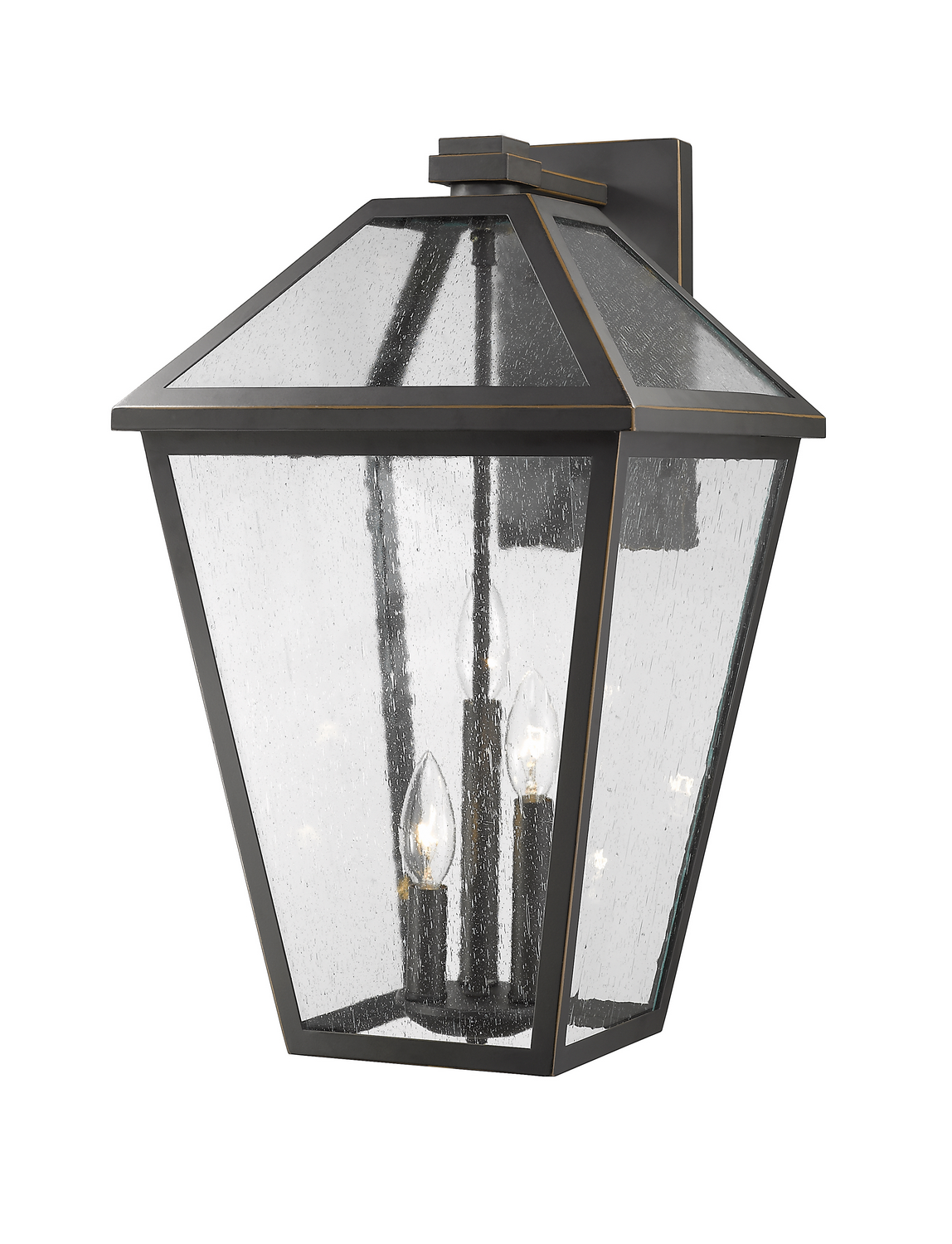 Three Light Outdoor Wall Light by Z-Lite - Talbot Collection, Oil Rubbed Bronze Finish - 579XL-ORB