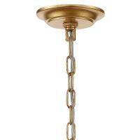 Eight Light Chandelier by Crystorama - Arcadia Collection, Antique Gold Finish - ARC-1908-GA-CL-MWP