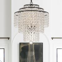 Four Light Chandelier by Crystorama - Arielle Collection, Dark Bronze Finish - ARI-304-DB-CL-MWP