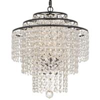 Four Light Chandelier by Crystorama - Arielle Collection, Dark Bronze Finish - ARI-304-DB-CL-MWP